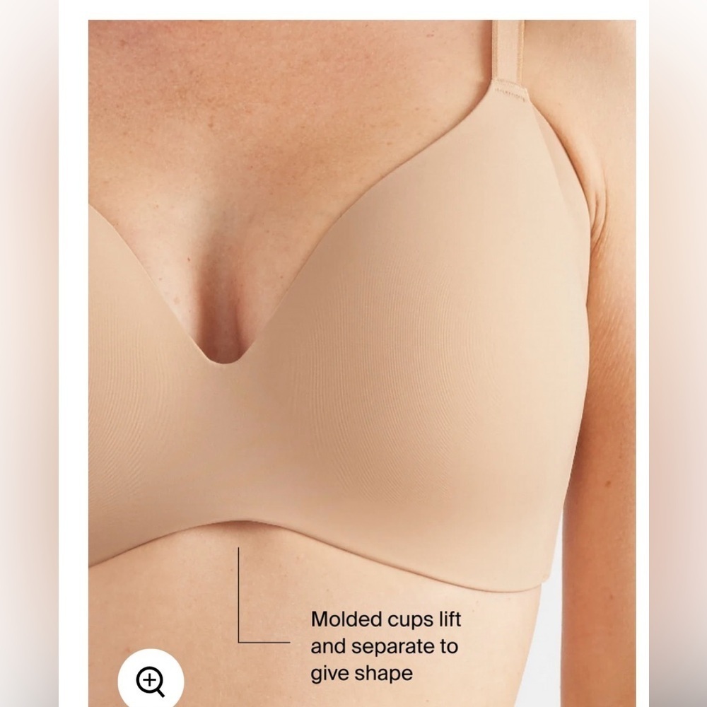 Knix WingWoman contour bra 30F, color is Sola. - Picture 7 of 8